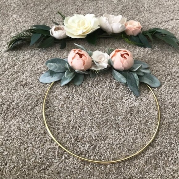 Darling | Accents | Set Of 2 Farmhouse Shabby Chic Lambs Ear Floral ...
